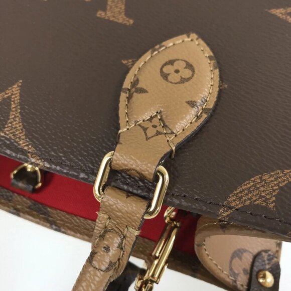 LOUIS VUITTON Monogram Giant On The Go PM M46373 Hand bag - Picture 13 of 15